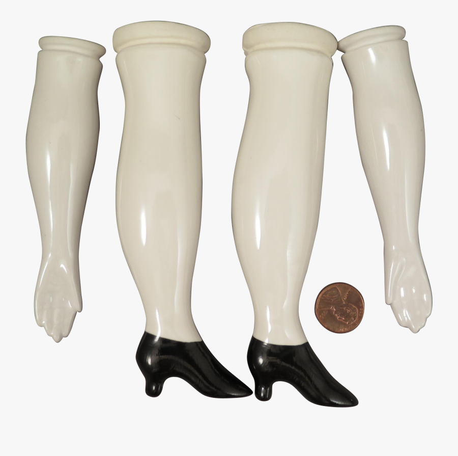 Transparent Vintage Doll Png - China Doll Leg, Transparent Clipart