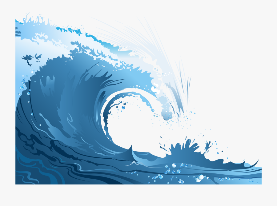 Sea Wave Clipart, Transparent Clipart