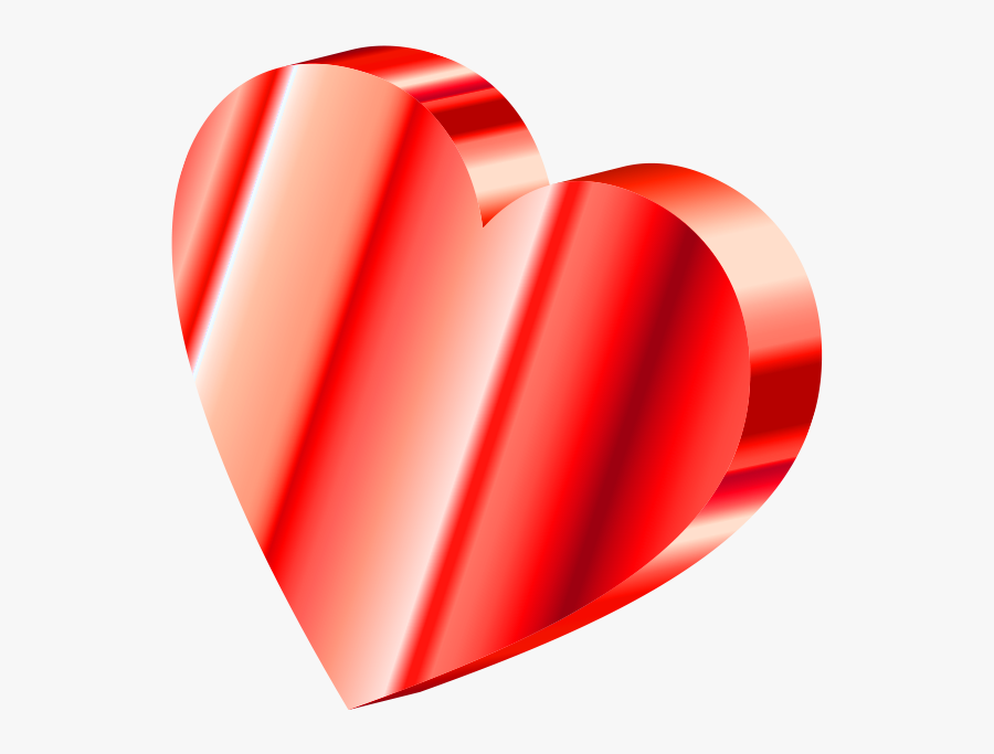 3d Heart Vector Png - 3d Heart Png, Transparent Clipart
