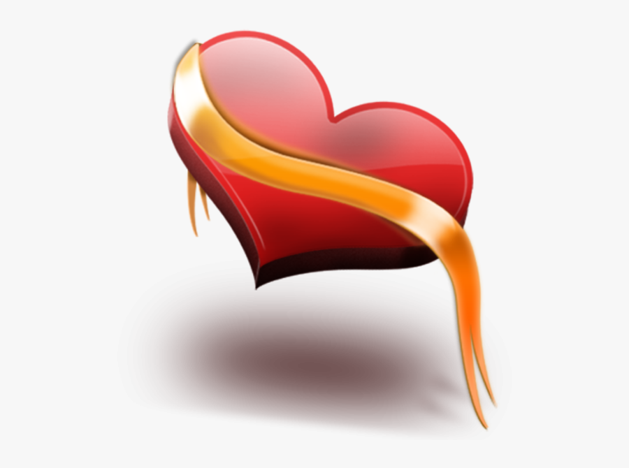Png Love 3d Heart, Transparent Clipart