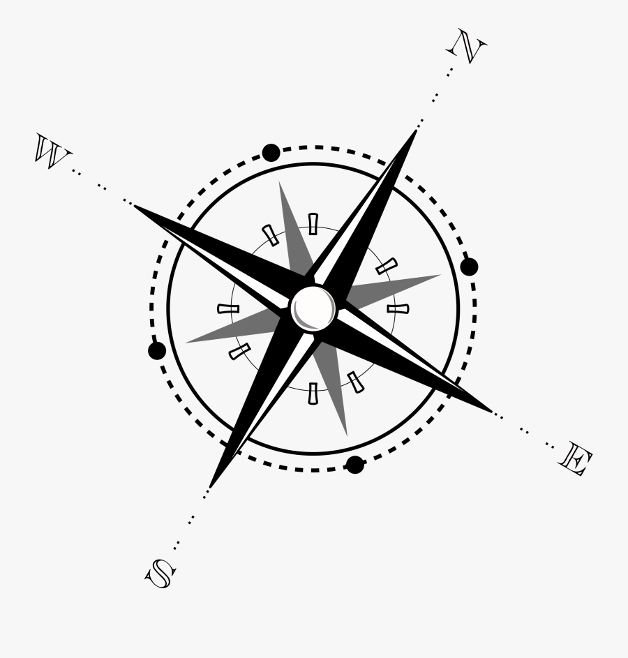 Clipart - Compass - Compass Clip Art, Transparent Clipart