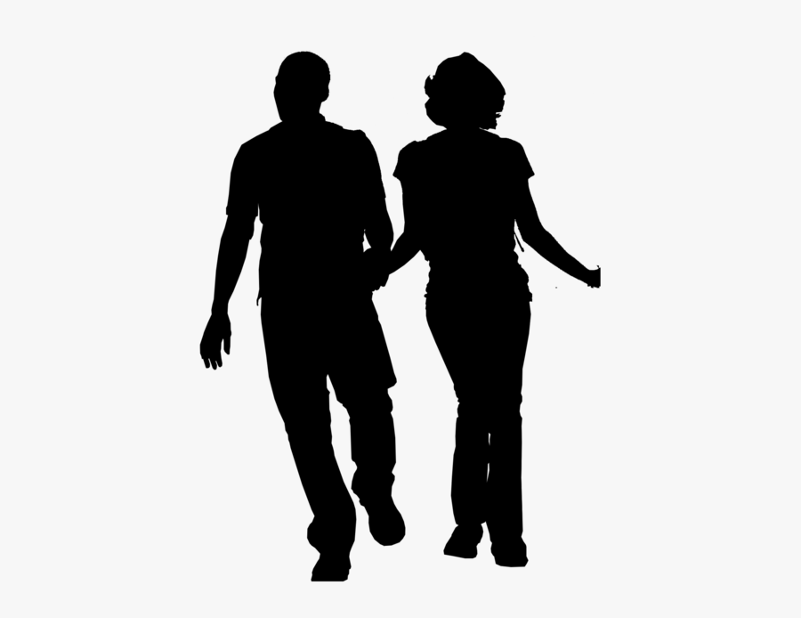 Silhouette Shadow Person - People Standing Silhouette Png, Transparent Clipart