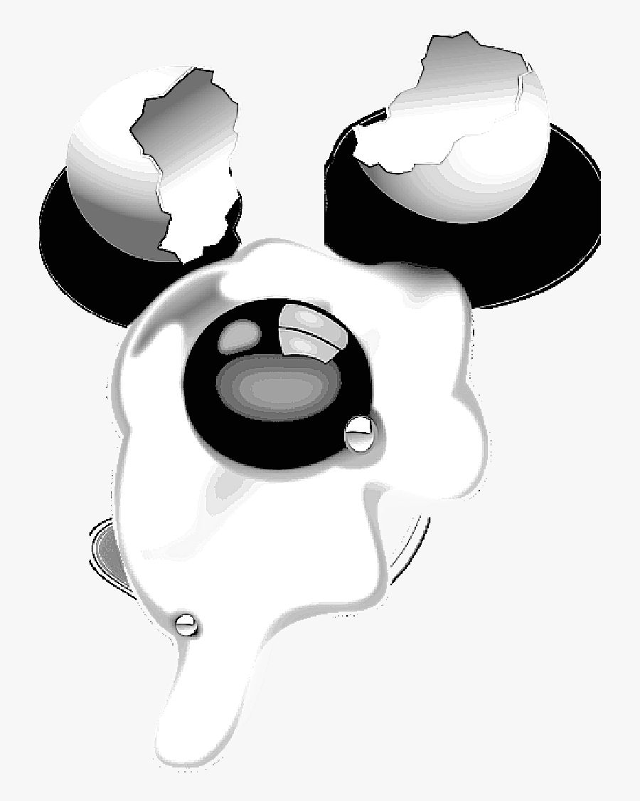 Cartoon Eggs Egg Broken Uncooked Cracked Raw - Illustration, Transparent Clipart