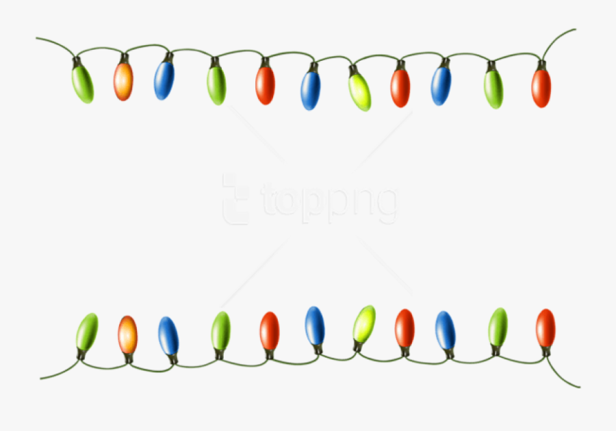 Free Png Christmas Lights Png - Christmas Lights Border Transparent, Transparent Clipart