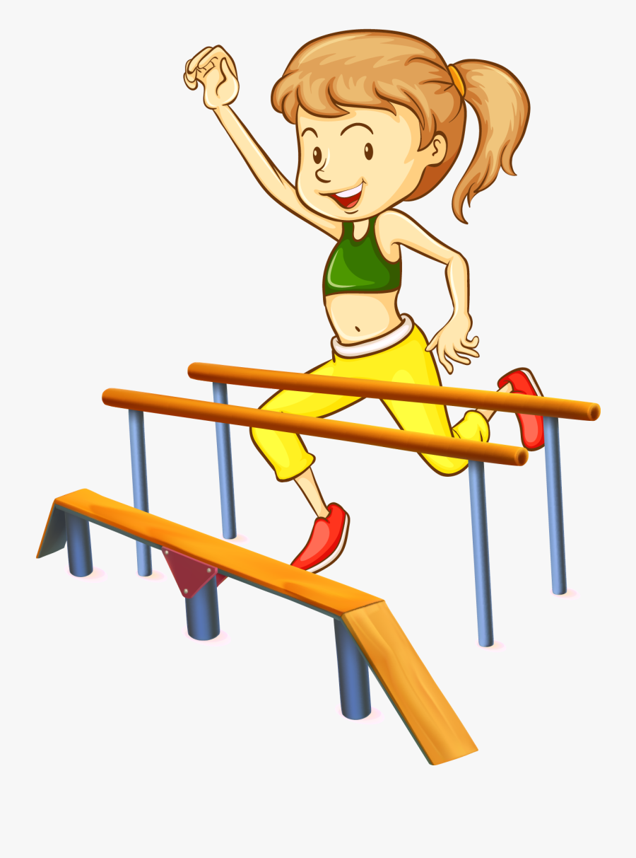 Transparent Kid Games Clipart - Imagenes De Ejercicio Fisico Dibujo, Transparent Clipart