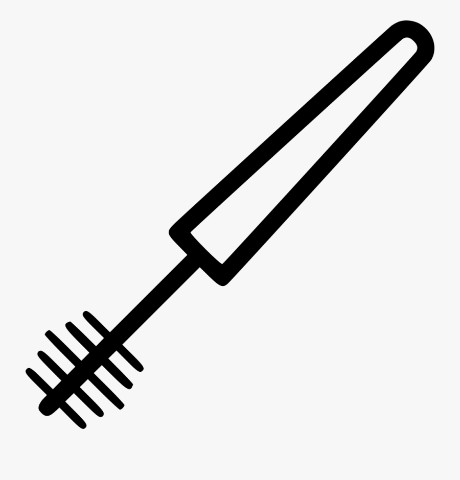 Mascara Brush - Icon, Transparent Clipart