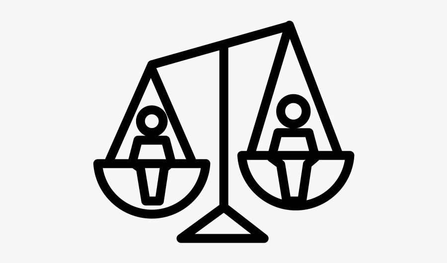 Why Be Feminist - Inequality Icon Png, Transparent Clipart