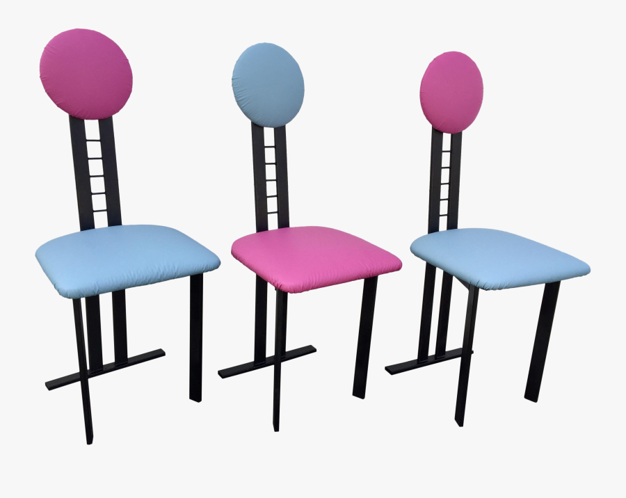 Clip Art Memphis Style Furniture - Chair, Transparent Clipart