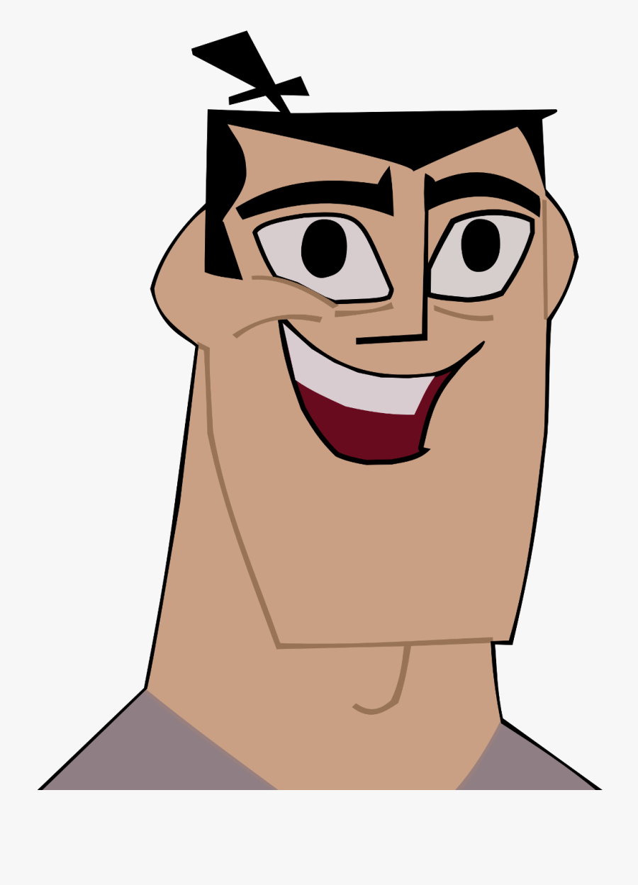 Samurai Jack Man Bun, Transparent Clipart