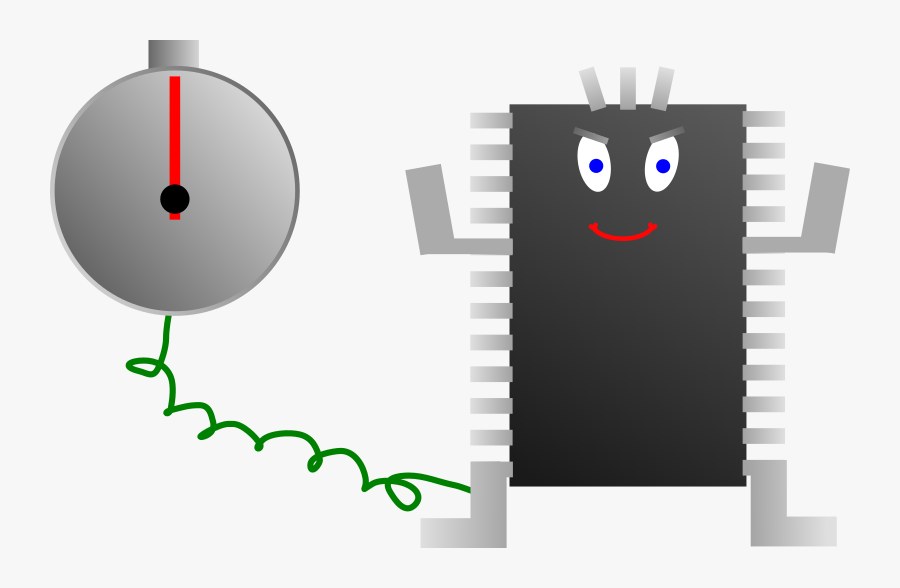 Processor-clock - Processor Clock, Transparent Clipart