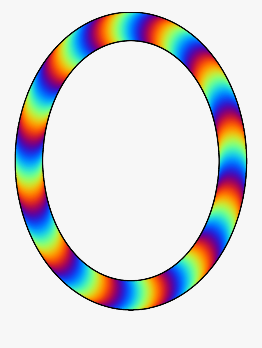 Clipart - Colourful Frame - Circle, Transparent Clipart