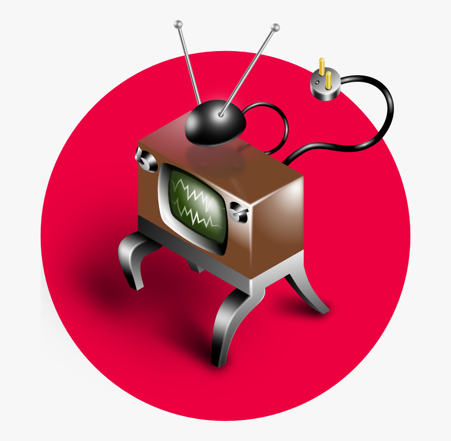 Clipart - Tee Vee - Television, Transparent Clipart