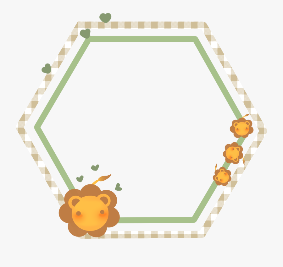 Hand Painted Border Cartoon Cute Geometric Png And - Cute Cartoon Border Clipart, Transparent Clipart