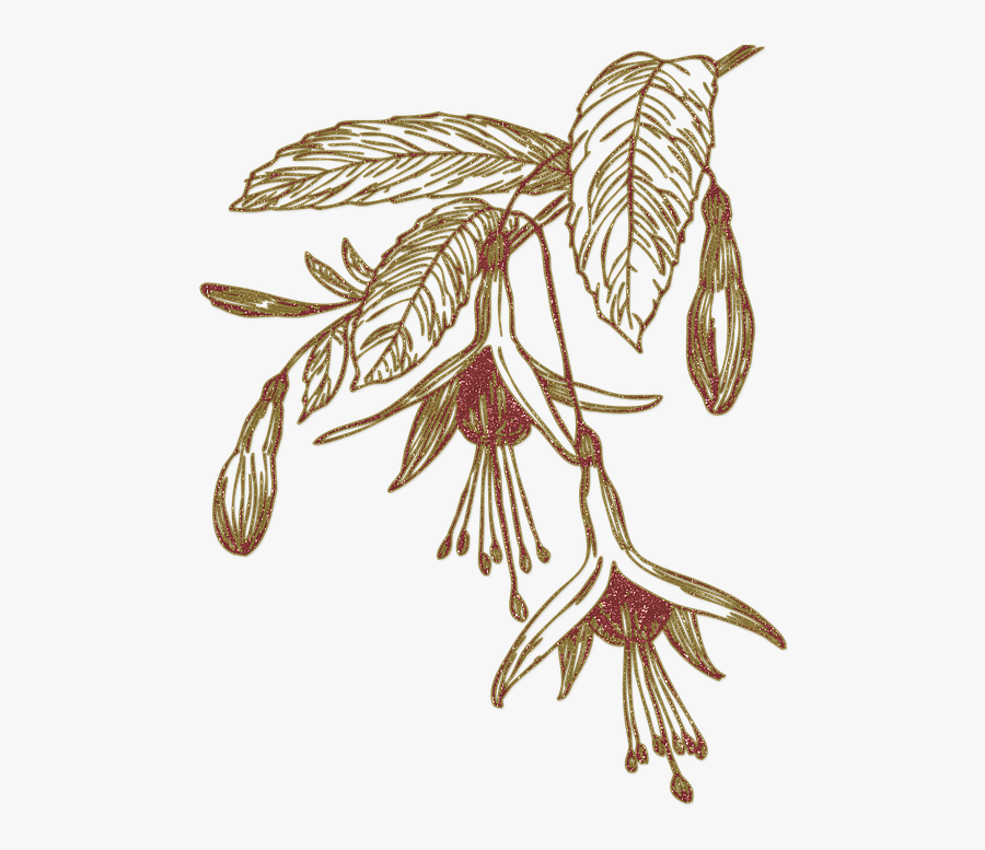 Transparent Pretty Tree Clipart - ดอกไม้ สี ทอง Png, Transparent Clipart