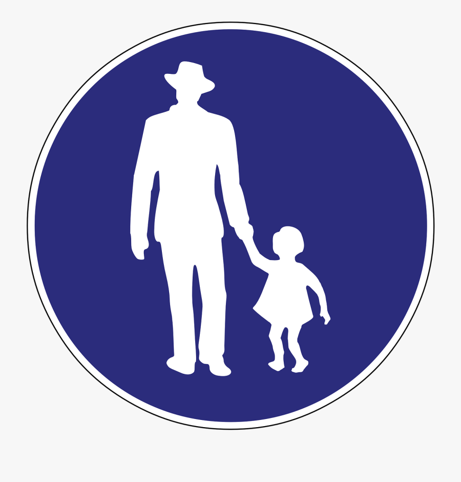 Pedestrian Crossing Sign Signage - Verkehrszeichen Wasserschutzgebiet Mit Geschwindigkeitsbegrenzung, Transparent Clipart