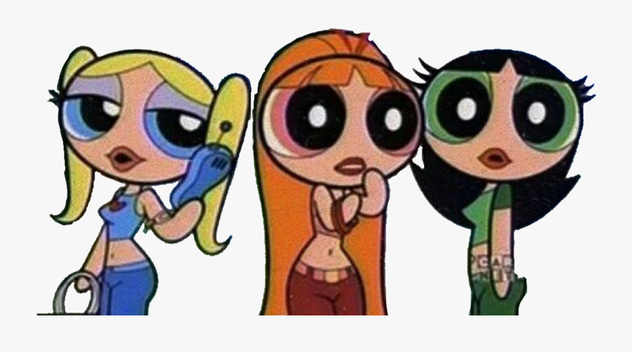 #2000s #powerpuffgirls #nostalgia #freetoedit, Transparent Clipart