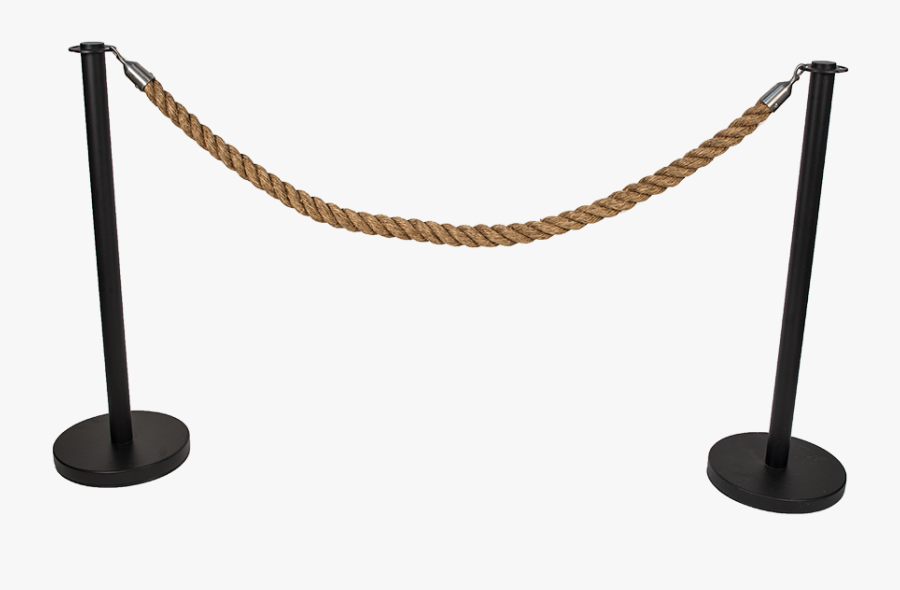 Jute Rope & Stanchion - Jute Rope Stanchion, Transparent Clipart