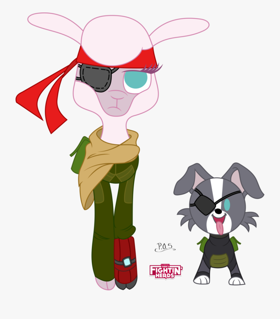 Metal Gear Clipart Colored - Them's Fightin Herds Dog, Transparent Clipart