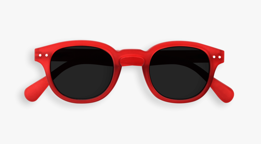 Lens Sunglasses Red Izipizi Hq Image Free Png Clipart - Sunglasses Red, Transparent Clipart