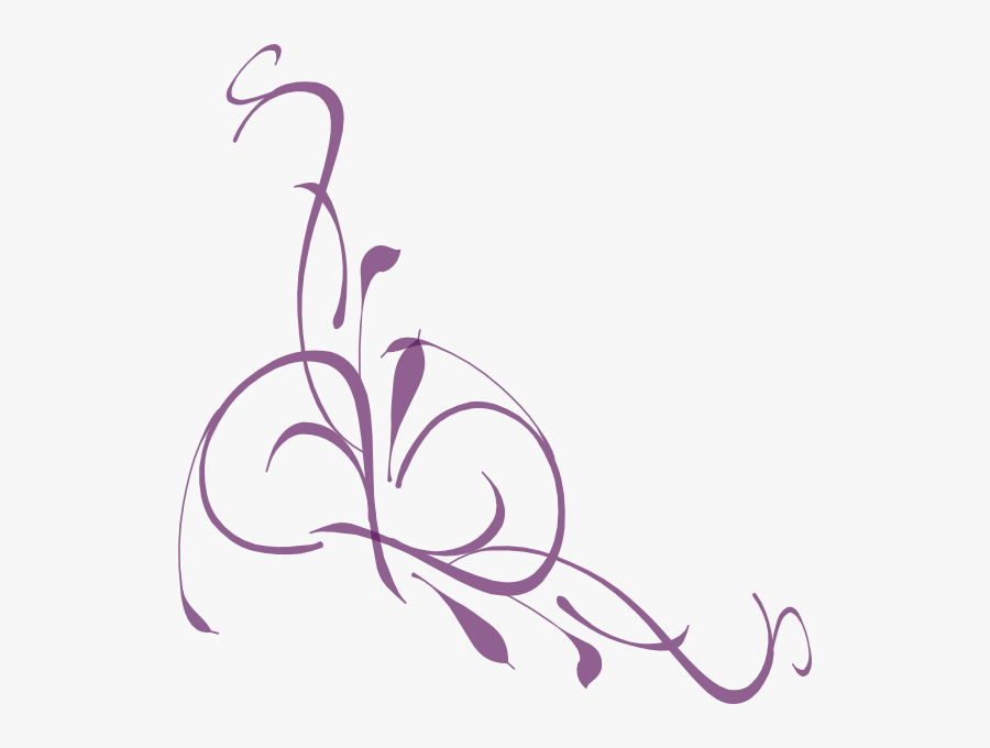 Floral Vector Purple Png, Transparent Clipart