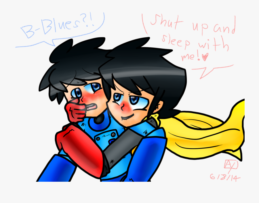 Transparent Mega Man Clipart - Protoman Vs Megaman, Transparent Clipart