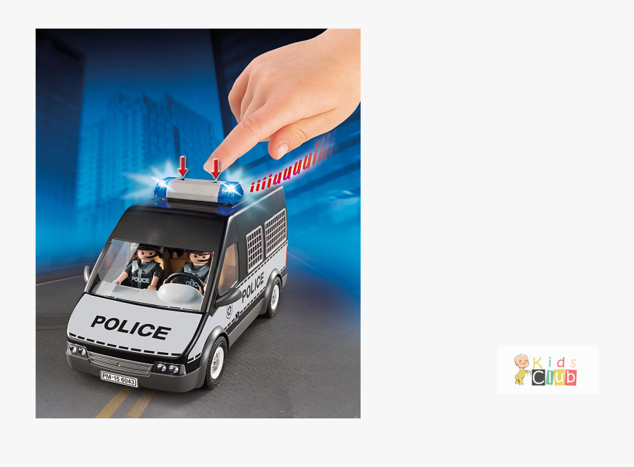 Transparent Police Lights Png - Playmobil Playmobil City Action, Transparent Clipart