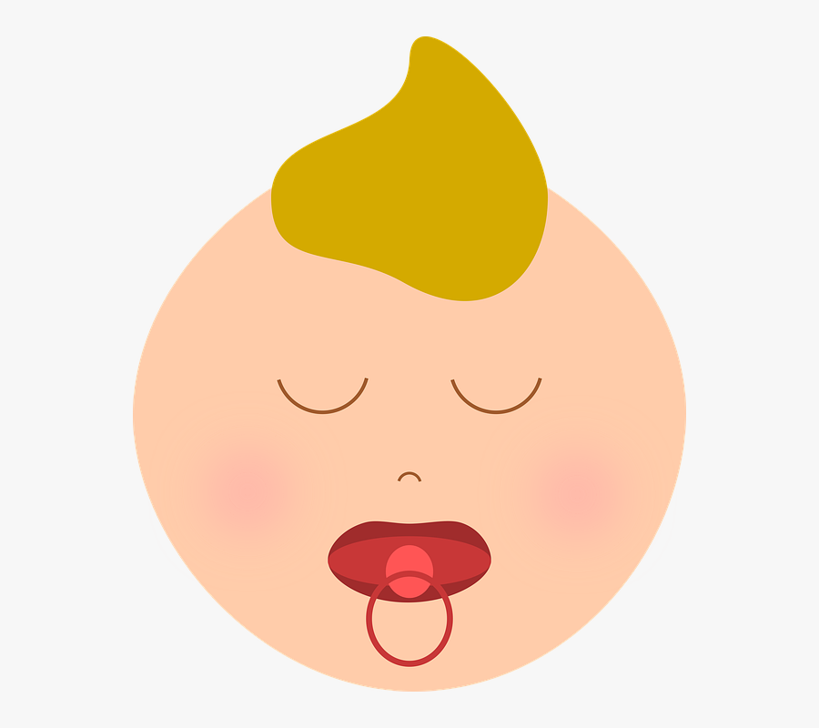 Baby, Child, Cute, Sleeping, Girl, Boy, Pacifier, Blond - Cartoon, Transparent Clipart