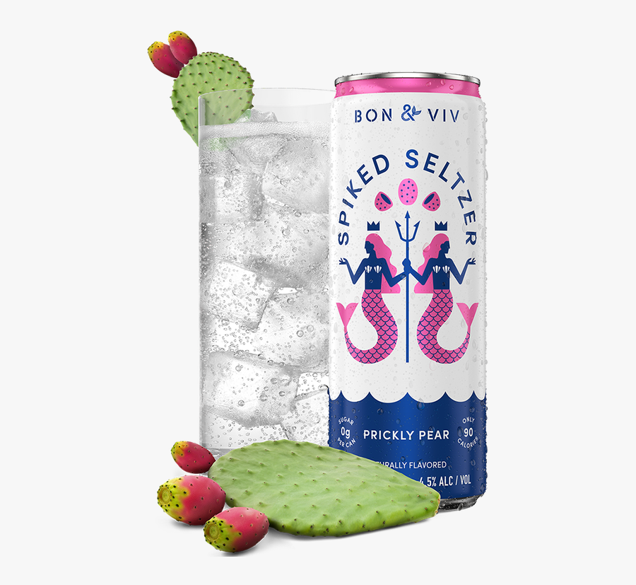 Bon & Viv Classic Spiked Seltzer, Transparent Clipart