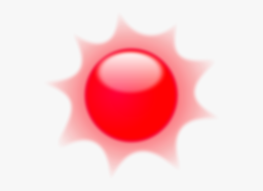 Transparent Red Sun Clipart - Circle, Transparent Clipart