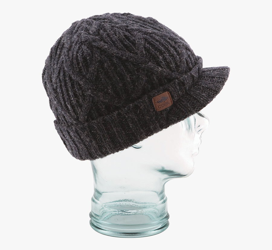 Vector Black And White Stock Beanie Transparent Seattle - Coal Yukon Brim Beanie, Transparent Clipart