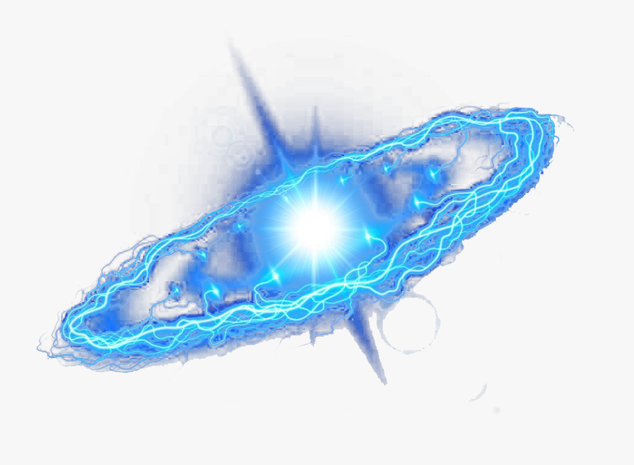 Lightning Euclidean Vector Blue - Speedboat, Transparent Clipart