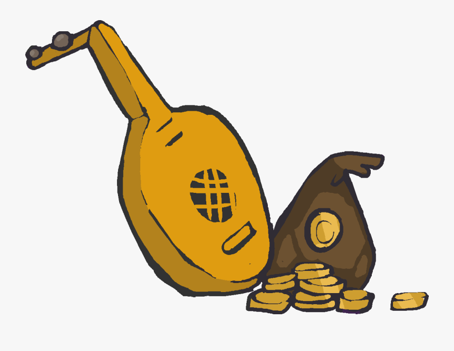 Lute Loot, Transparent Clipart