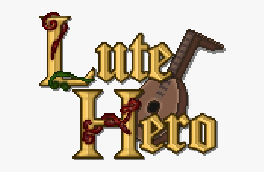 Lute Hero, Transparent Clipart