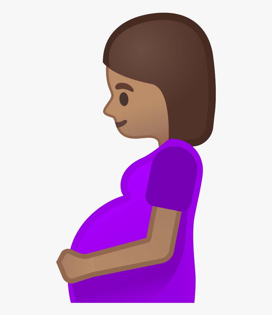 Pregnant Woman Png Clipart , Png Download - Pregnant Woman Drawing Emoji, Transparent Clipart