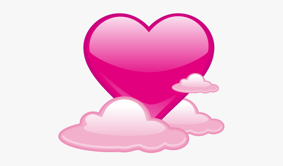#emoji #nubes #heart #pink #sticker #nany♡♡, Transparent Clipart