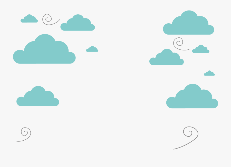 Cartoon Blue Cloud Drawing - Animadas Nubes Png, Transparent Clipart