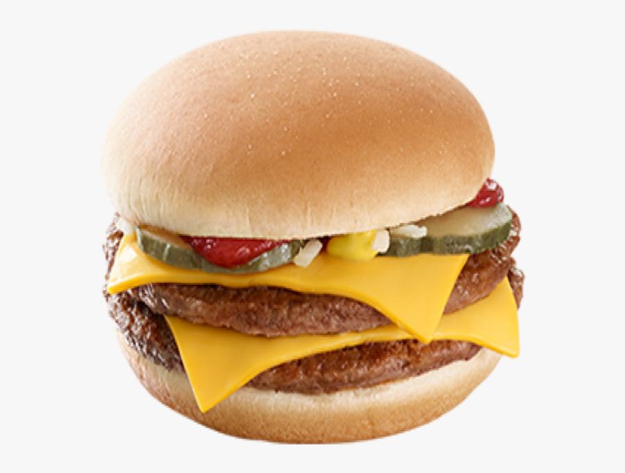 Cheeseburger Steak Burger Hamburger Mcdonald"s Quarter - Triple Burger With Cheese Mcd, Transparent Clipart