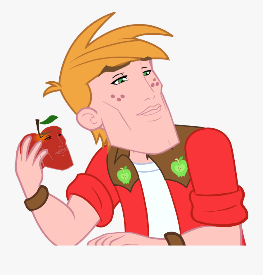 Apple, Big Macintosh, Equestria Girls, Handsome Face, - Mlp Eg Big Mac, Transparent Clipart