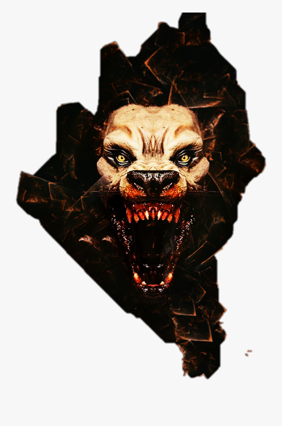 Transparent Angry Dog Png - Mask, Transparent Clipart