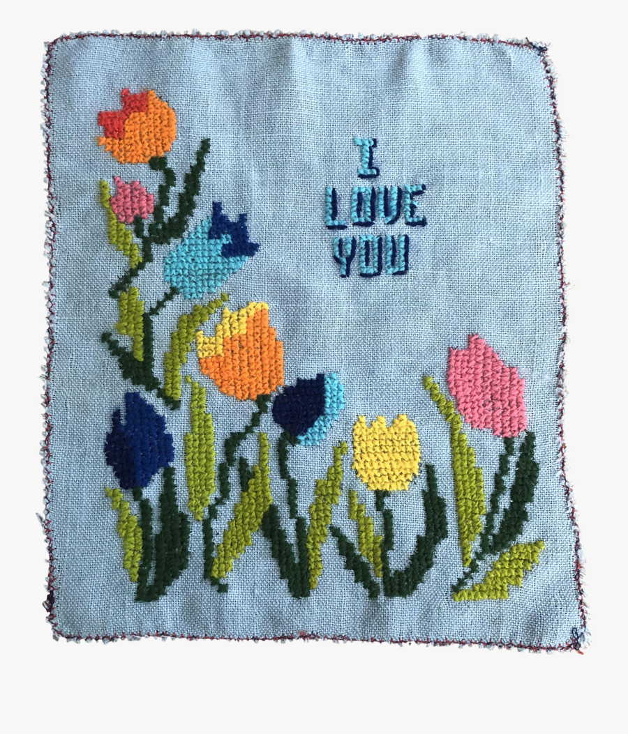 Vintage I Love You - Stitch, Transparent Clipart