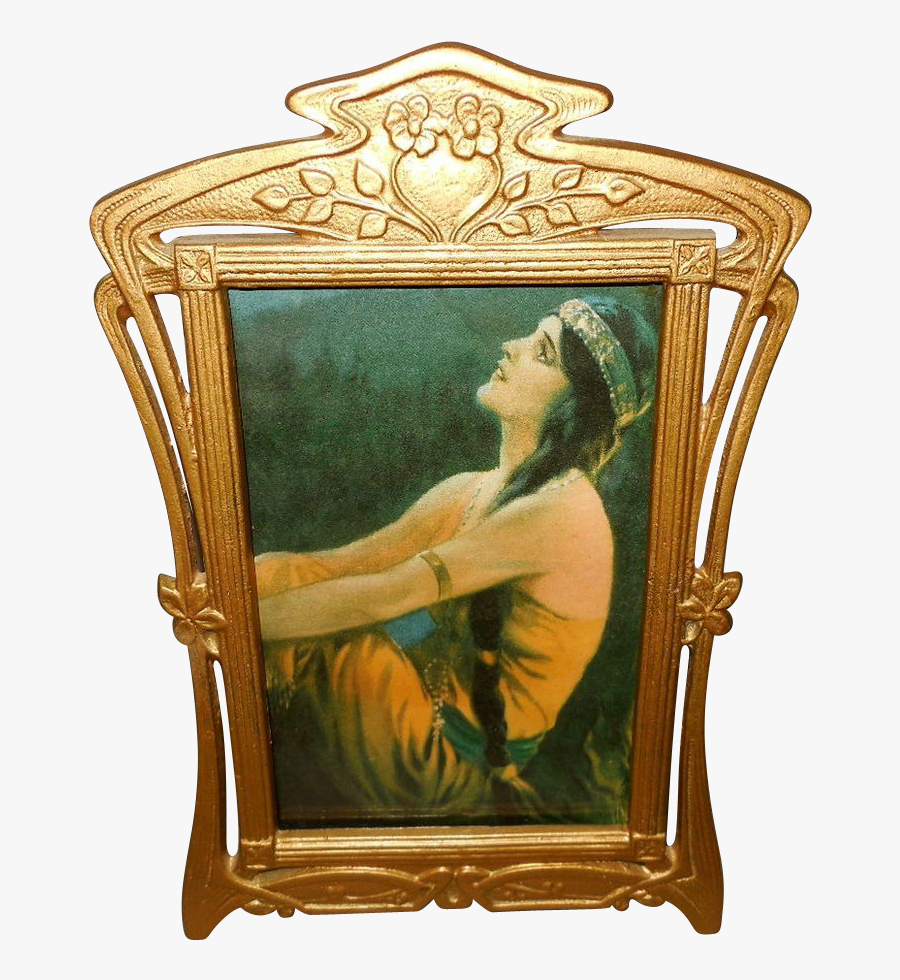 Clip Art Art Nouveau Style Furniture - Picture Frame, Transparent Clipart