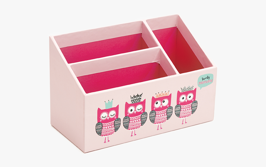 Clip Art Pink Stationery - Box, Transparent Clipart