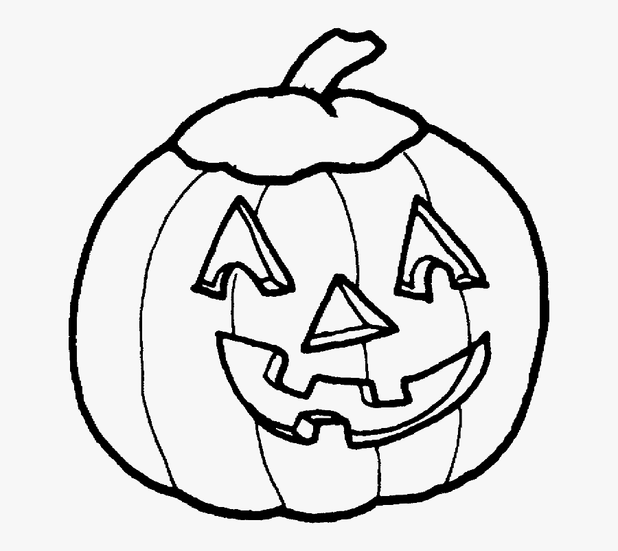 Collection Of Free Halloween Drawing Sketch On Ubisafe - Halloween Pumpkin Cartoon Black And White, Transparent Clipart