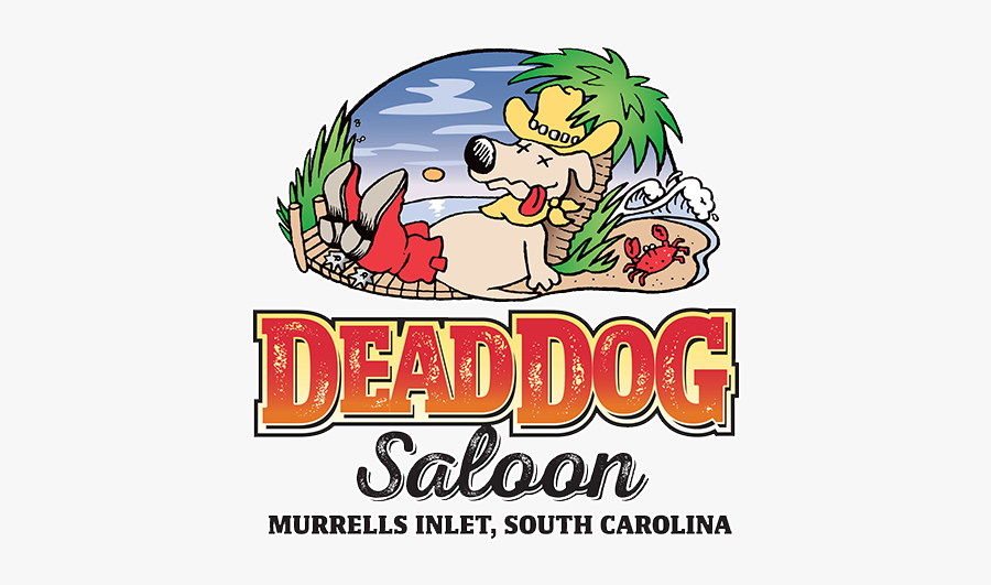 Banner Black And White Download Dead Dog Saloon Marshwalk - Dead Dog Saloon Murrells Inlet Sc, Transparent Clipart