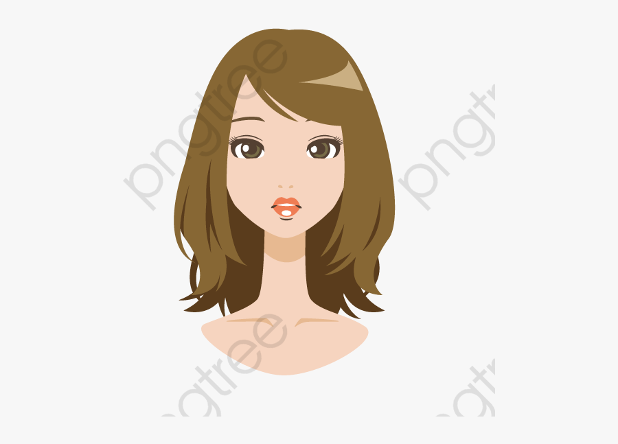 Cute Cartoon Painted Image - Cute Girl Women Cartoon, Transparent Clipart