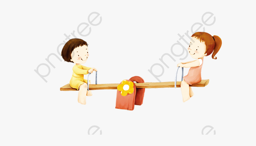 Kids Playing Clipart Cartoon - Cartoon, Transparent Clipart