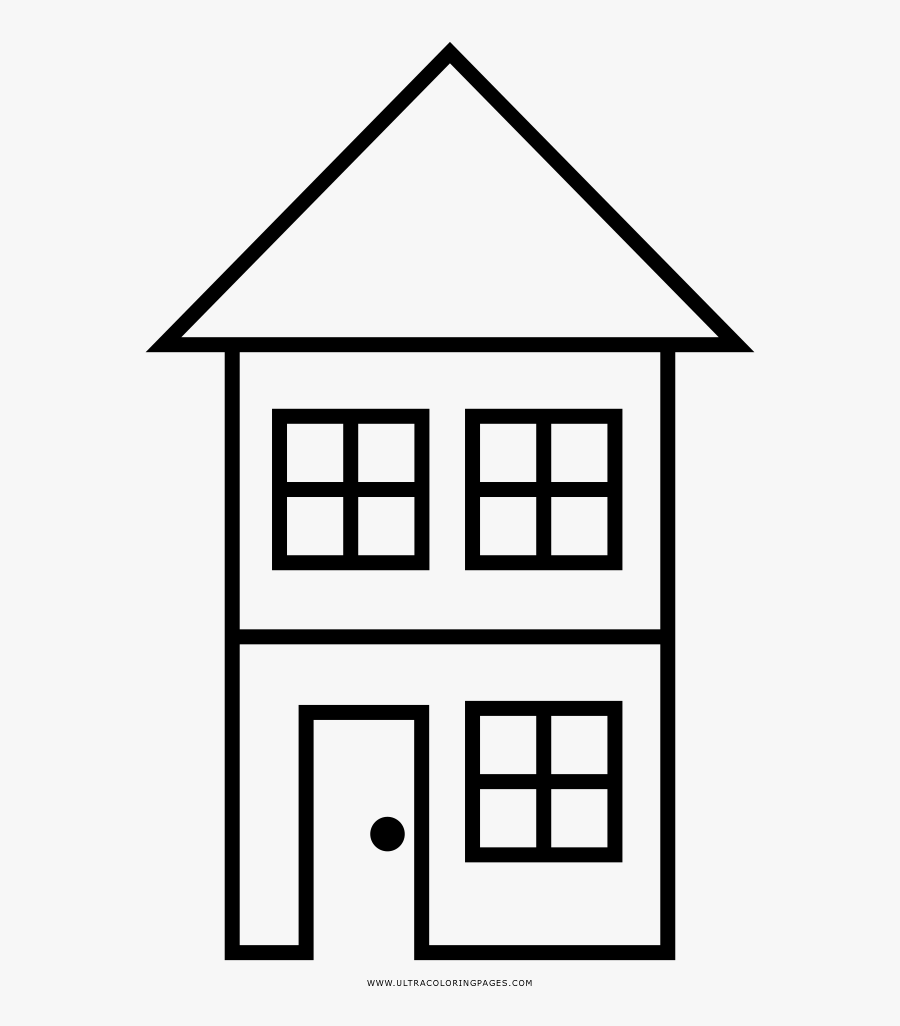 Haus Ausmalbilder Ultra Coloring Pages Avec Haus Schwarz - Illustration, Transparent Clipart