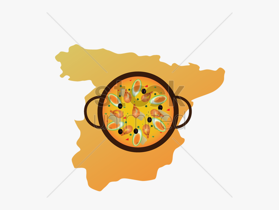 Transparent Main Dish Clipart - Paella Graphic, Transparent Clipart