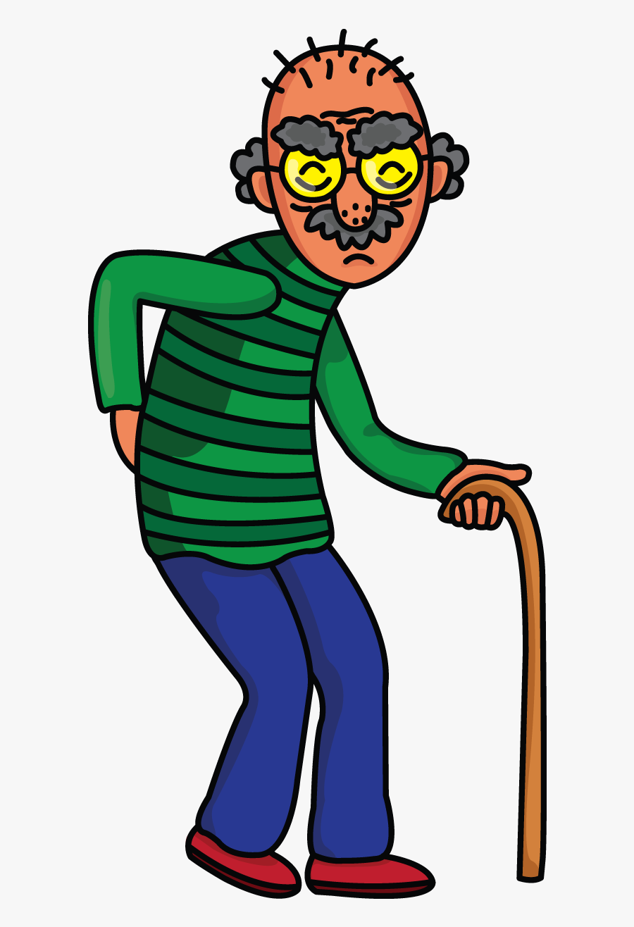 Drawing Of Grandfather , Transparent Cartoons - Drawing Of A Grandfather, Transparent Clipart