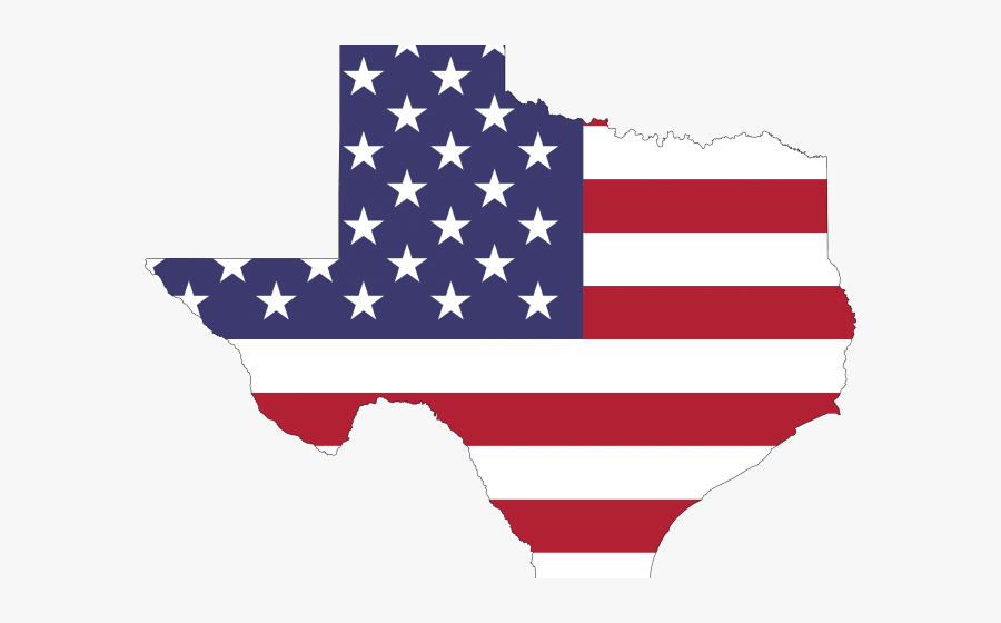 Us Flag Clipart Cute - Texas Thin Red And Blue Line, Transparent Clipart
